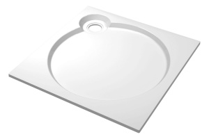 Квадратный душевой поддон Cezares TRAY 90x90 см (TRAY-S-A-90-56-W)