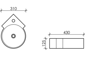 Рукомойник Ceramica Nova Element CN5019 - 2