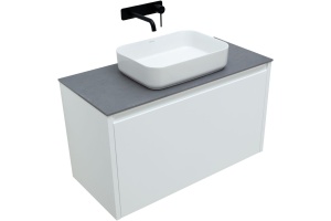 Тумба под раковину Allen Brau Fantasy 100 белый матовый - 3