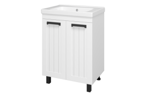 Тумба под раковину Misty Спарта 65 белая матовая