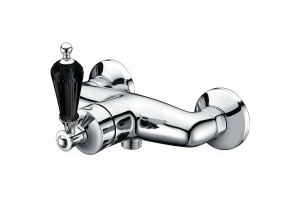 Смеситель для душа Boheme Vogue хром с черным Swarovski