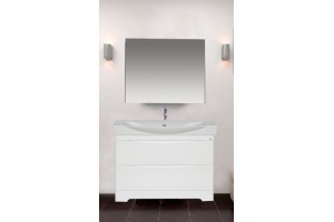 Тумба с раковиной Misty Элвис 105 белая - 2