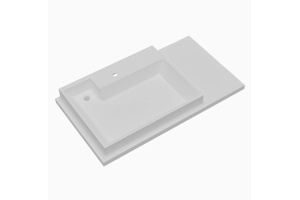 Раковина над стиральной машиной Санта Юпитер 90 L белый - 2