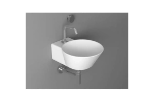 Раковина накладная Simas Wawe 33.5х43 белая - 2