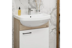 Тумба под раковину Onika Эко 52 Black дуб сонома (105208) - 3