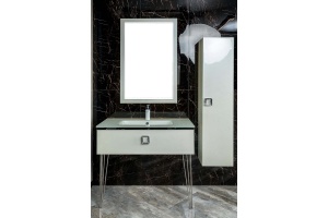 Тумба под раковину Armadi Art Lucido 80 белый  - 2