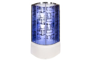 Душевая кабина Deto BM 100х100 с гидромассажем, хром (BM4510NLED+GMBLACK)