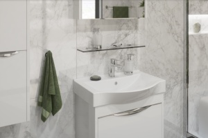 Полка STWORKI Glass Shelf 60 полкодержатели хром - 2