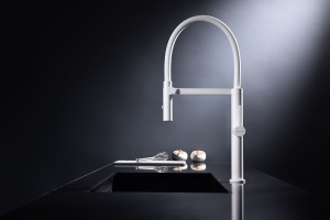 Смеситель для кухни Paulmark Leader белый матовый - 2