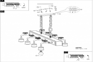 Подвесной светильник Eglo ПРОМО Golscliff 49099 - 2