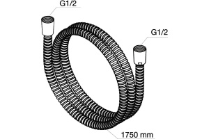 Душевой шланг AM.PM F0400264 - 2
