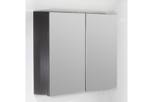 Зеркало-шкаф Armadi Art Vallessi 100 с подсветкой черный 