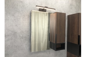 Зеркало-шкаф Comforty Франкфурт 75 дуб темно-коричневый - 2