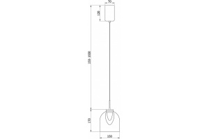 Подвесной светильник Freya Fume FR5399PL-L4BS1 - 3