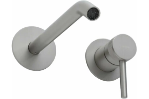 Смеситель для раковины Allen Brau Priority сталь матовый - 3