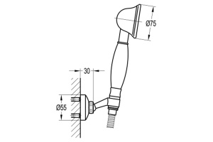 Swedbe Terracotta Набор душевой 2562 - 2