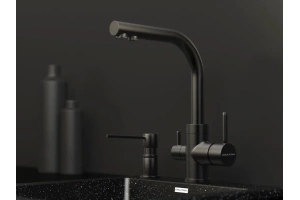 Дозатор для моющего средства Paulmark Kraft темный хром - 2