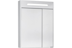 Зеркало-шкаф Aquaton Сильва 60 с подсветкой светлое дерево