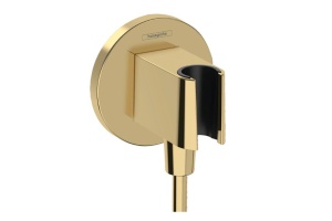 Шланговое подключение Hansgrohe Fixfit S полированное золото