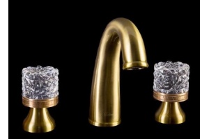 Смеситель для раковины Boheme CRYSTAL бронза (317-CRST)