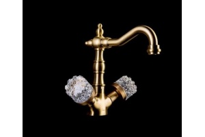 Смеситель для раковины Boheme CRYSTAL бронза (312-CRST)