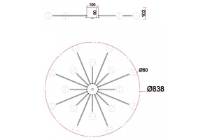 Потолочная люстра Freya Celebrity FR5242CL-16BS - 2