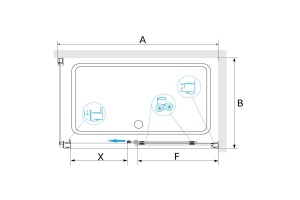 Душевой уголок RGW Passage 120х90 хром стекло прозрачное - 2