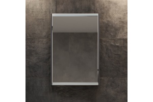 Зеркало-шкаф STWORKI Кронборг 55 см , навесной , в стиле лофт , черная , левый , прямоугольный