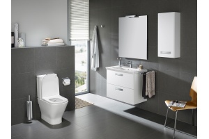 Тумба с раковиной Roca Gap 60 белый глянец - 3