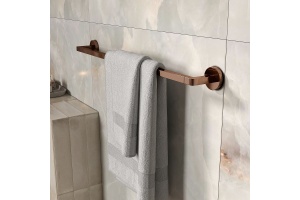 Полотенцедержатель WasserKRAFT Asphe 65 розовое золото - 2