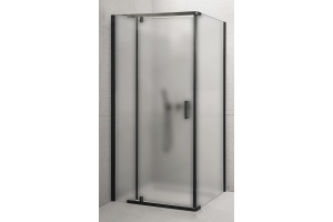 Душевой уголок Royal Bath HPVD 90х70 профиль черный стекло матовое