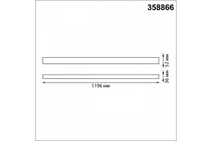 Подвесной светодиодный светильник Novotech Over Iter 358866 - 3
