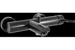 Смеситель для ванны с душем Rav Slezak Seina черный матовый 