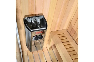 Душевая кабина Orans Diamond 180х130 белая стекло прозрачное с баней - 2