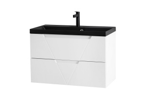 Тумба с раковиной BelBagno Vittoria 100 белый - 3