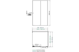 Душевой уголок Wasserkraft Rhin 44S07 - 3