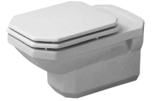 Чаша для подвесного унитаза Duravit 1930 белый, без сиденья (0182090000) - 2