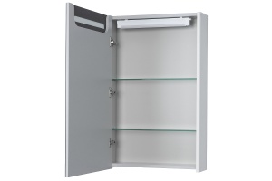 Зеркало-шкаф Aquaton Сильва 50 с подсветкой светлое дерево - 2