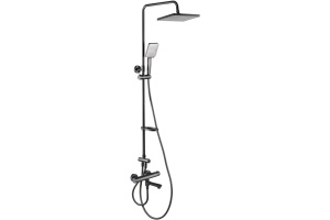 Душевой комплект Swedbe Hermes черный матовый (5115B)