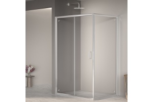 Душевой уголок RGW Passage 80х100 хром стекло прозрачное