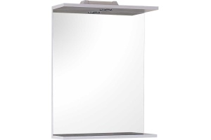 Зеркало Onika Омега 52 с подсветкой белый 