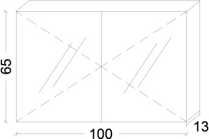 Зеркало-шкаф Armadi Art Vallessi 100 с подсветкой светлое дерево - 3