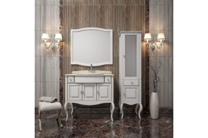 Зеркало Opadiris Лаура 100 белое матовое - 2