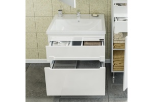 Тумба с раковиной СанТа Лондон 70 напольная - 3