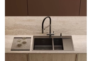 Ролл-мат для мойки Omoikiri вороненая сталь (4997002) - 2