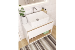 Тумба для комплекта Cersanit Louna 80 со столешницей - 3