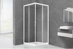 Душевой уголок Royal Bath HPD 110x100 профиль белый стекло прозрачное - 2