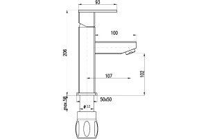 Смеситель для раковины Rav Slezak Loira золото - 2
