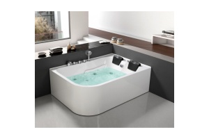 Акриловая ванна Frank 170х120 левая с гидромассажем - 2