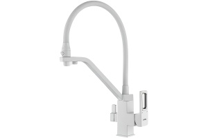 Смеситель для кухни Gappo белый матовый